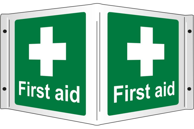 Safety First Aid Group 3D First Aid Sign (35 x 20 cm)