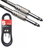 Stagg SGC1.5 Instrument Cable 1.5m | 6.35mm Jack