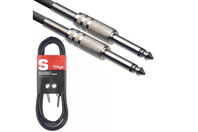 Stagg SGC1.5 Instrument Cable 1.5m | 6.35mm Jack