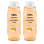 Milk & Honey Shower Gel, 2 x 500ml
