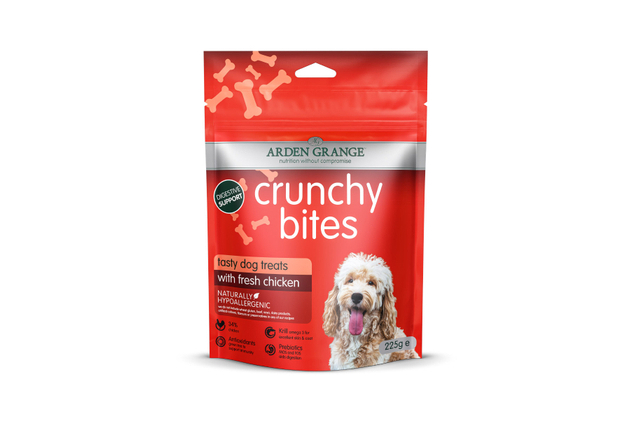 Arden Grange Chicken Crunchy Bites Dog Treats 225g