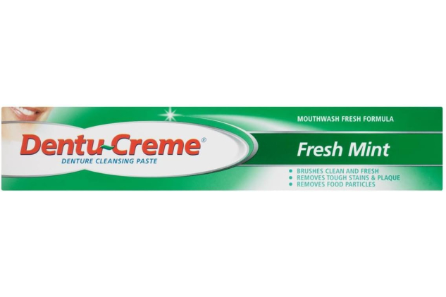 Dentu-Creme Fresh Mint Denture Cleansing Paste 75ml