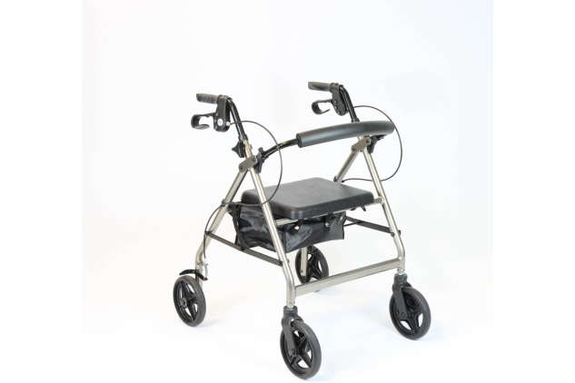 NRS A-Series Petite 4 Wheel Rollator with Seat
