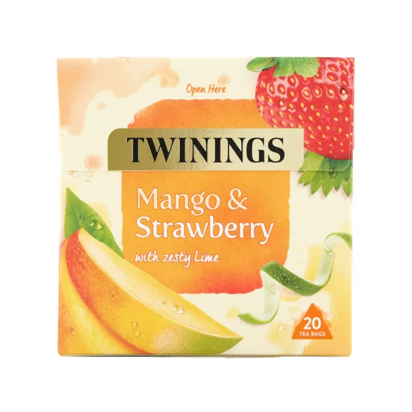 Twinings Mango & Strawberry Tea Bags 20 Pack 50g