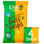 Ella's Kitchen Peas & Sweetcorn Puff Pops 4 x 9g