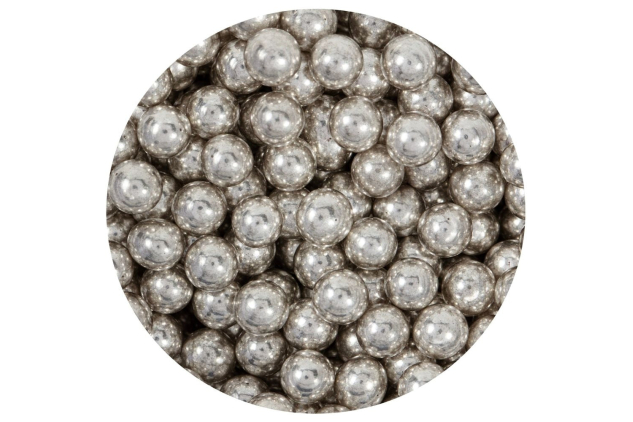 PME Silver Sugar Pearls 4mm 25g