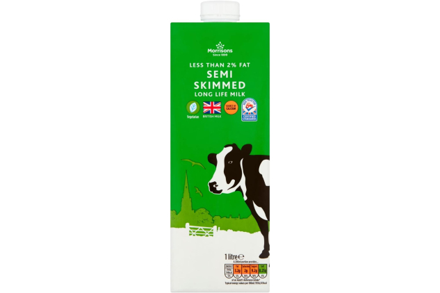 British UHT Semi Skimmed Milk 1 litre