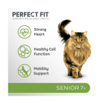 Perfect Fit Senior 7+ Complete Dry Cat Food Rich in Chicken 3 x 2.8kg – 8.4kg