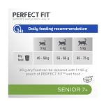 Perfect Fit Senior 7+ Complete Dry Cat Food Rich in Chicken 3 x 2.8kg – 8.4kg