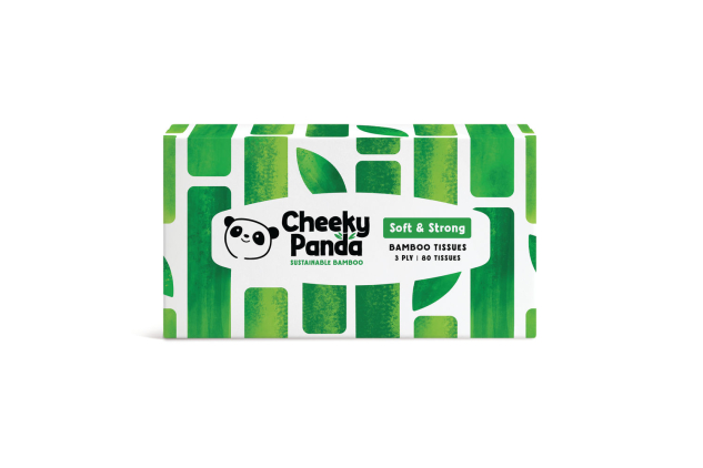 Cheeky Panda Bamboo Facial Tissues 12 x 80 Sheets