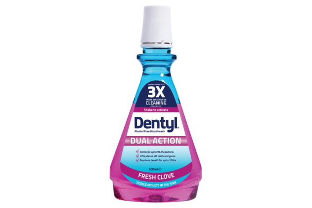 Dentyl Dual Action Fresh Clove Mouthwash 500ml