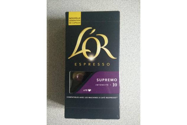 L'OR Espresso Supremo Intensity 10 Capsules x10