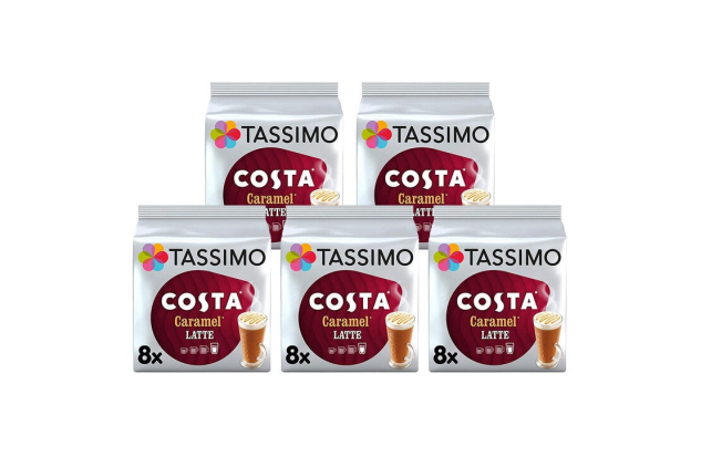 Tassimo Costa Caramel Latte Pods 40 Drinks