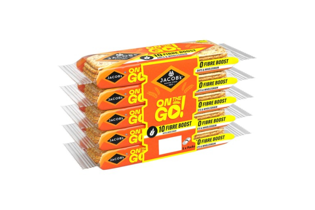 Jacob's Fibre Boost Oats & Wholegrain 5 x 46g