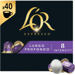L'OR Lungo Profondo Coffee Pods 40 Pack 208g