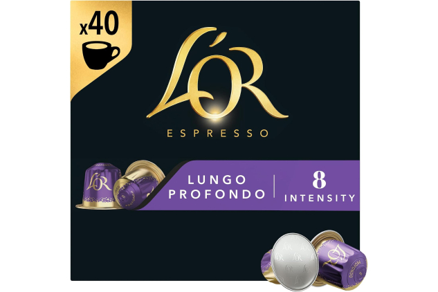 L'OR Lungo Profondo Coffee Pods 40 Pack 208g