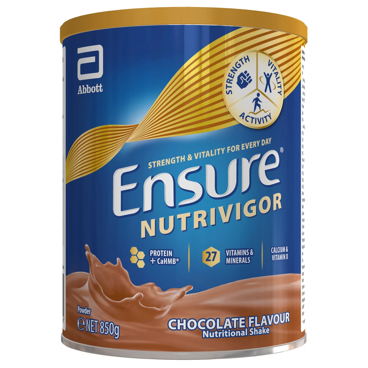 Ensure NutriVigor Chocolate Nutritional Shake 850g