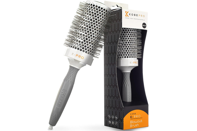 K-Pro 54mm Radial Ceramic & Ionic Hair Brush for Blowout & Blowdry - Professional Blow Dry Brush for Salon-Quality Results, Enhance Volume and Shine, Ideal for All Hair Types
