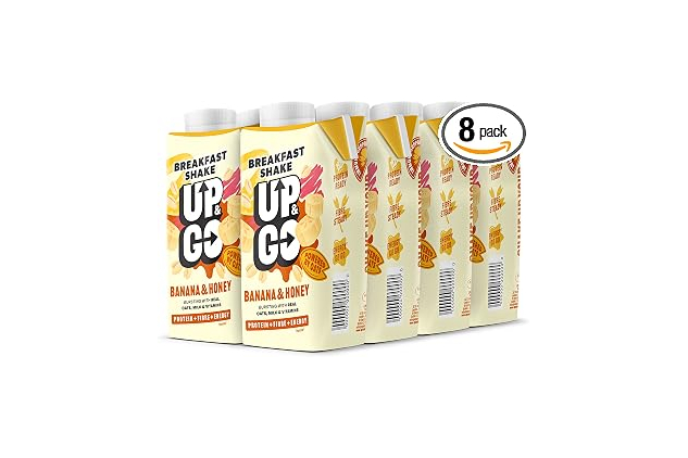 UP&GO Banana & Honey Breakfast Shake 8 x 300ml