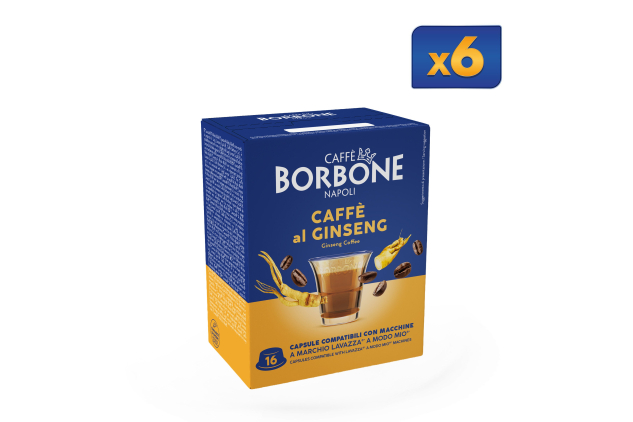 Caffè Borbone Ginseng A Modo Mio Pods 96 Pack