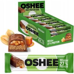 OSHEE Peanut & Caramel Protein Bars 12 x 49g