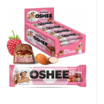 OSHEE Raspberry & Almond Protein Bars 12 x 47g