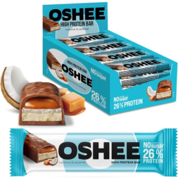 OSHEE Coconut & Caramel Protein Bars 12 x 48g