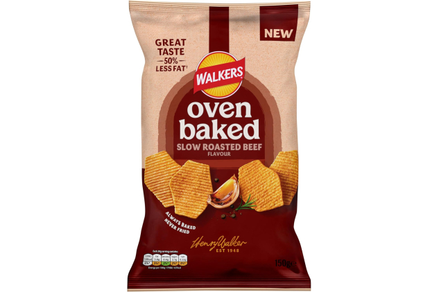 Walkers Oven Baked Crisps Roasted Beef