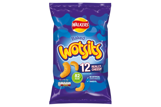 Walkers Wotsits Really Cheesy 12 x 16.5g