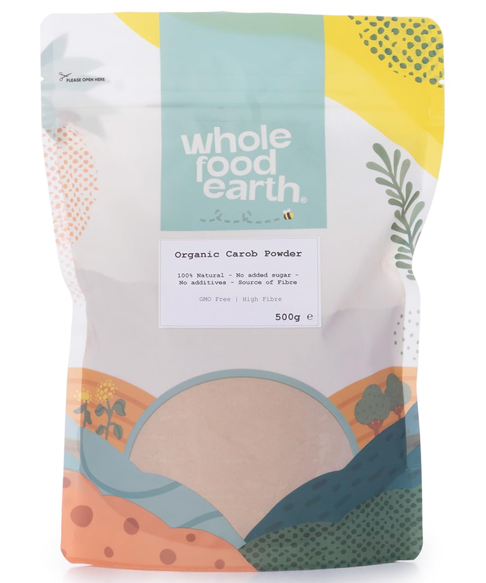 Wholefood Earth Organic Carob Powder 500g