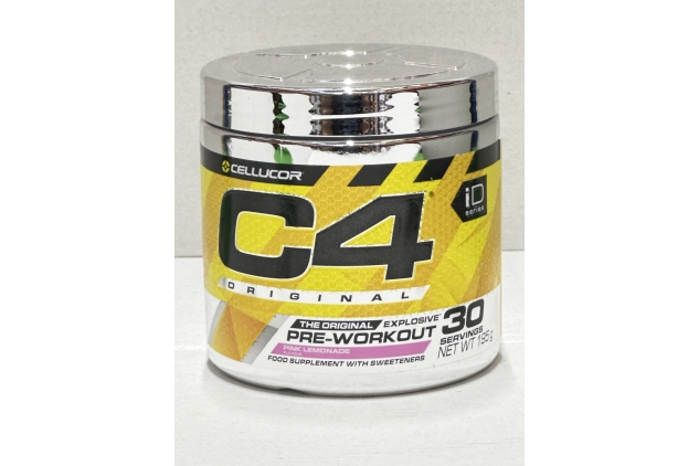 C4 Original – Pink Lemonade Pre-Workout Powder – 195g (30 Servings)