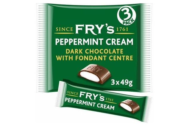 Fry's Peppermint Cream Chocolate Bars 3 x 49g