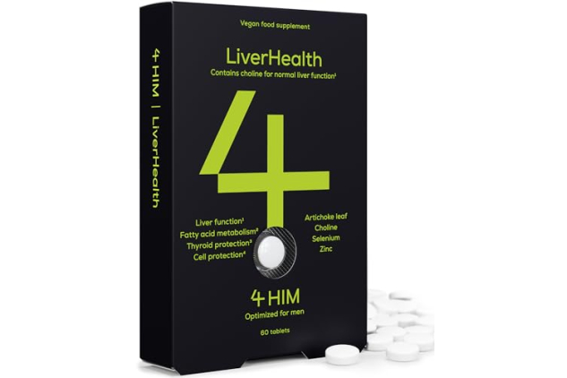 4HIM LiverHealth Liver Support 60 Vegan Tablets