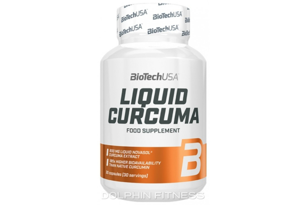 BioTechUSA Liquid Curcuma 30 Capsules