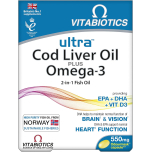 Vitabiotics Ultra Cod Liver Oil 60 Capsules
