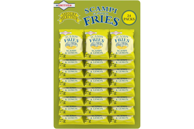 Smiths Scampi & Lemon Fries 24 x 27g