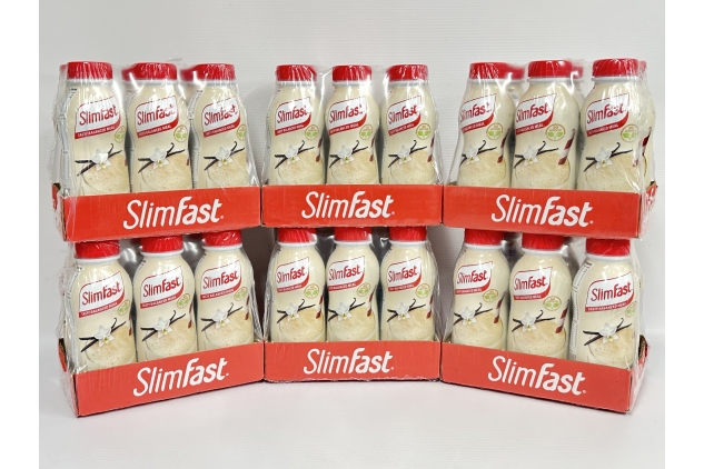 SlimFast Meal Replacement Ready To Drink Shake Vanilla 36 X 325ml | Best Before Date 31/08/2024