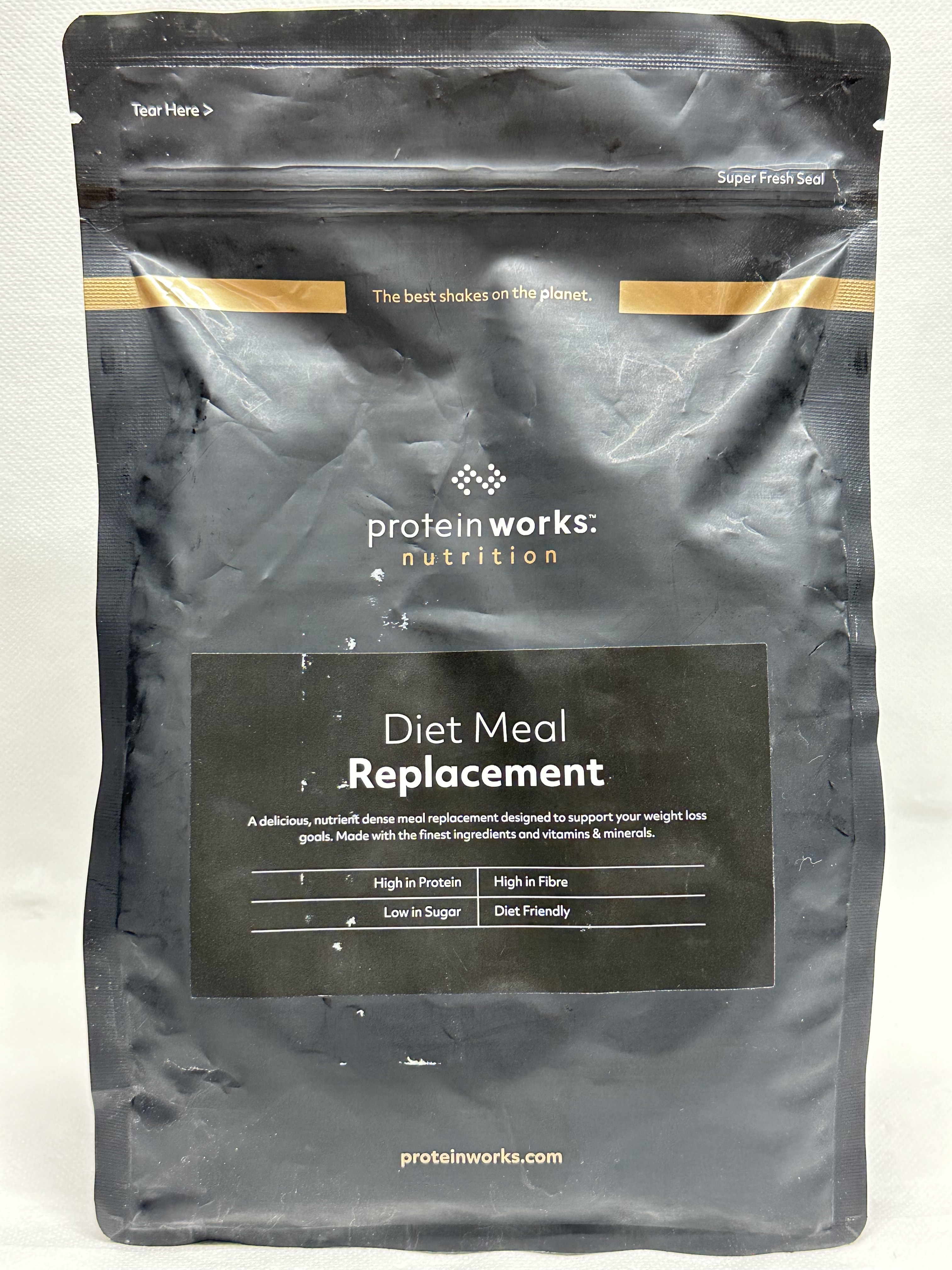 Protein Works - Diet Meal Replacement Shake, 250 Calorie Meal, High  Protein Meal Powder, Nutrient Dense, Supports Weight Loss, 14 Servings, Banana Smooth, 1kg