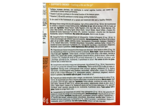 C4 Smart Energy | 20 Nootropic Powder Sachets with Brainberry, L Tyrosine + Natural Caffeine | Promotes Sharp Mental Focus + Wellbeing | Low Calorie Sugar Free Energy Drink | Focus Supplement | Mango