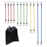 Heavy Duty Bungee Cords 12‑Pack | Assorted Lengths for Camping & Rack Use