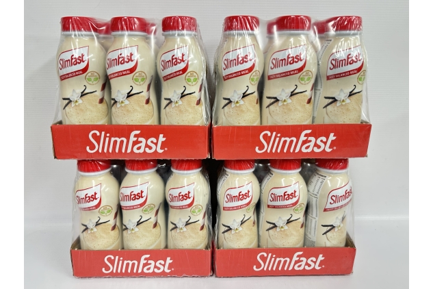 24 X SlimFast Meal Replacement Ready To Drink Shake Strawberry 325ml BB 02/2023 2