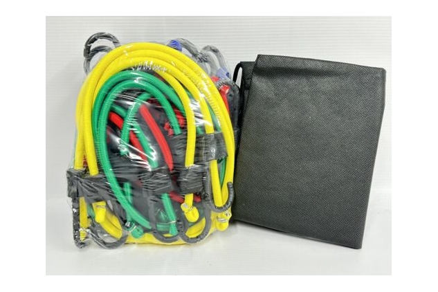 Bungee Straps & Cords – Assorted Lengths, 24-Pack for Camping, Luggage & Furniture Securing