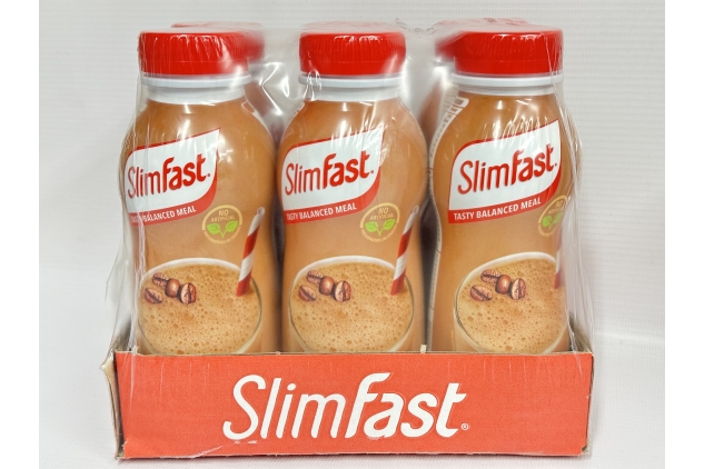 SlimFast Meal Replacement Ready To Drink Shake Cafe Latte 24 X 325ml