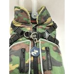 Puppia Pioneer Smart Tag Mountaineer Dog Coat Size Small Camouflage Pattern