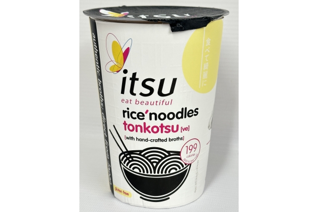 Itsu Tonkotsu Noodles | Instant Noodles Free Cup (Pack of 6) Gluten Free
