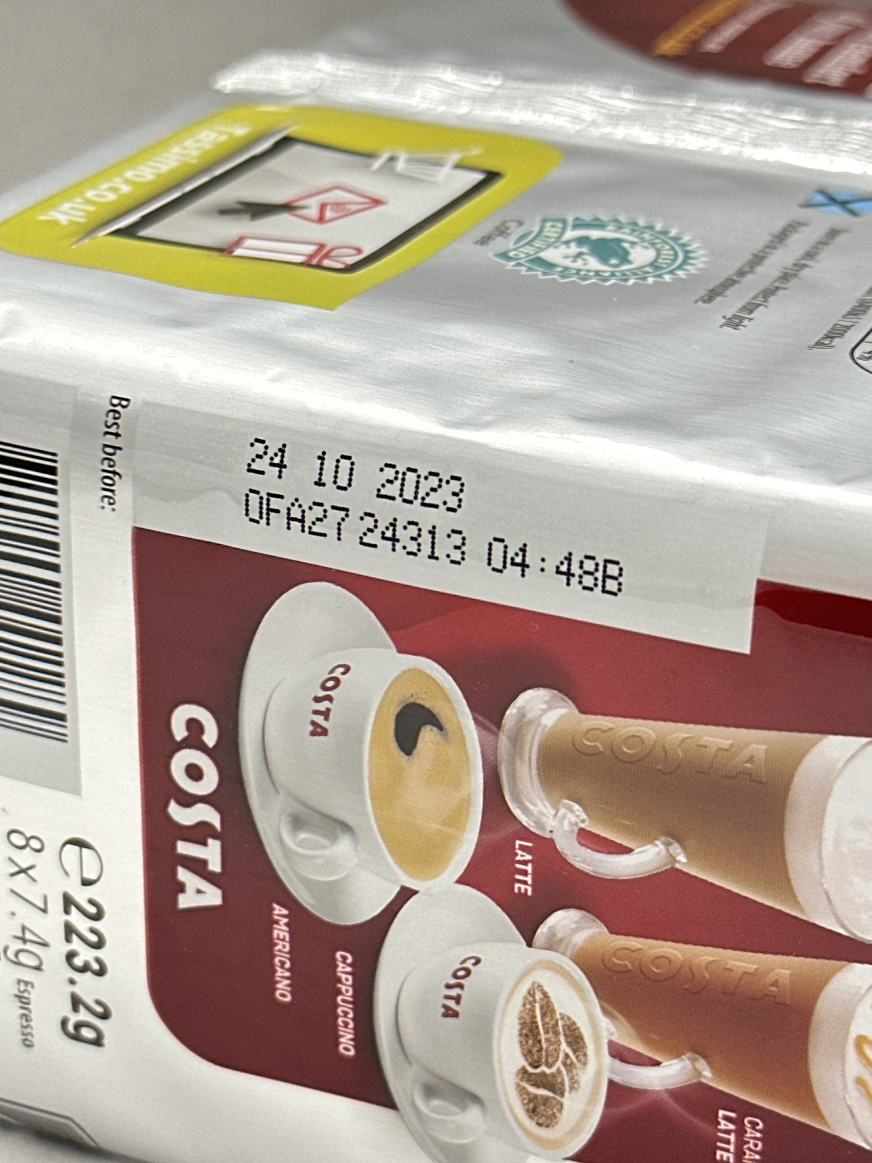 Tassimo Costa Favourites Variety Pack Coffee Pods Pack of 5