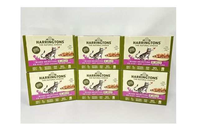 Harringtons Cat Wet Mixed Selection in Jelly ADULT 1 Wet Cat Food 72 x 85g