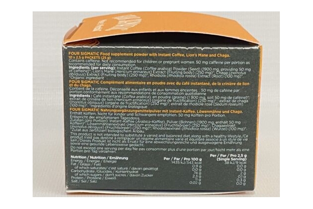 Four Sigmatic Organic Achieve Mushroom Coffee – Instant Arabica with Lion’s Mane, Chaga & Rhodiola – Focus & Immune Support – 10 Pack