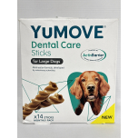 Dental Care | Dental Sticks for Large Dogs | 14 Pack | Tasty Chews with Natural Ingredients which Target Plaque & Freshen Breath