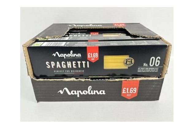 Napolina Spaghetti No.06 – 12 x 500g, Perfect for Bolognese & Italian Dishes